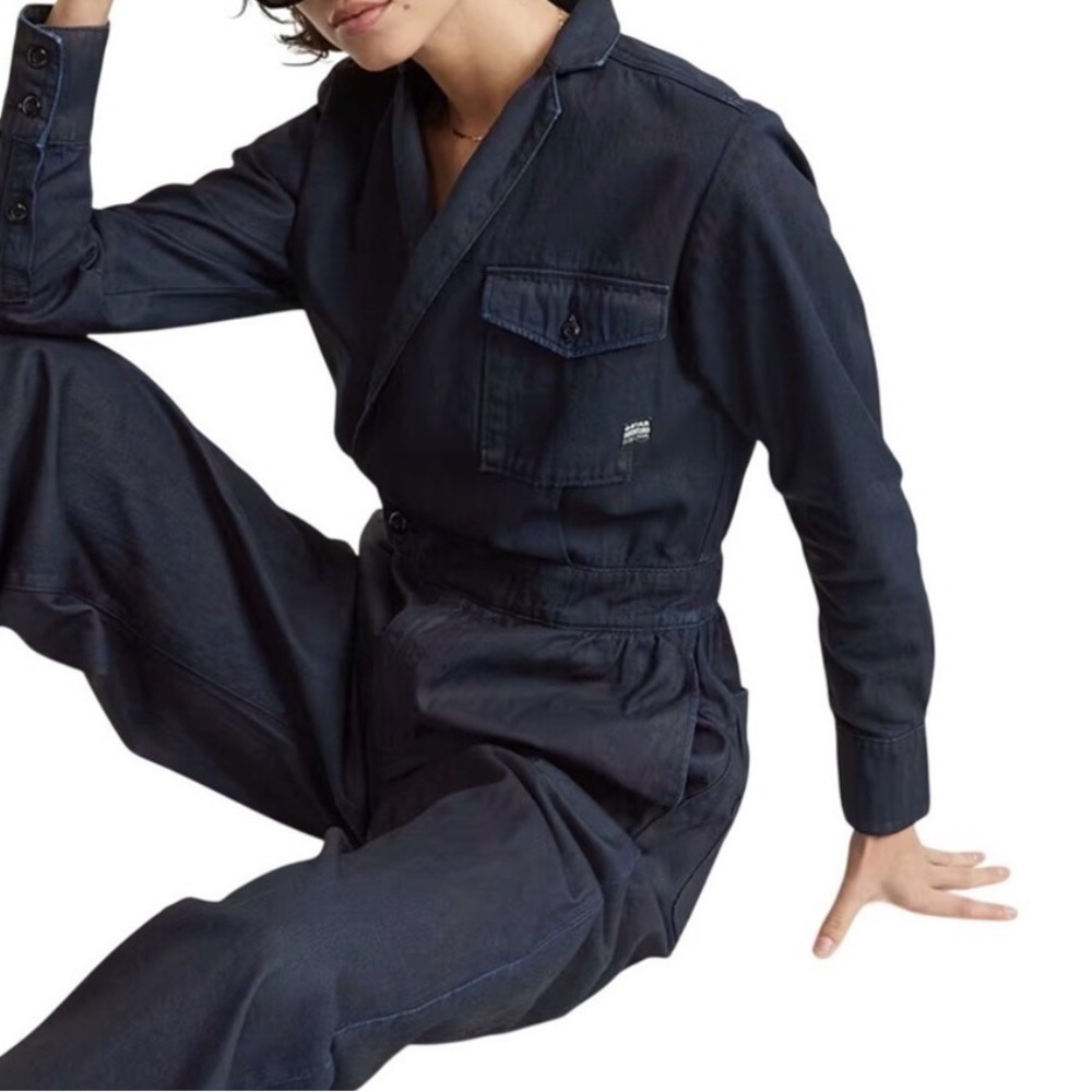 G-Star Tailored Wrap‎ Wide Leg Jumpsuit